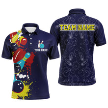 Load image into Gallery viewer, Bowling Jersey Men And Women Custom Bowling Shirts Colorful Unisex Polo Bowling Team Shirt CP19