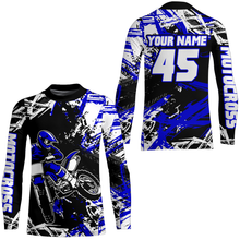 Load image into Gallery viewer, Custom Motocross Jersey Red Dirt Bike Clothes Upf30+ Mens Women Motorcycle Jersey| CTP15