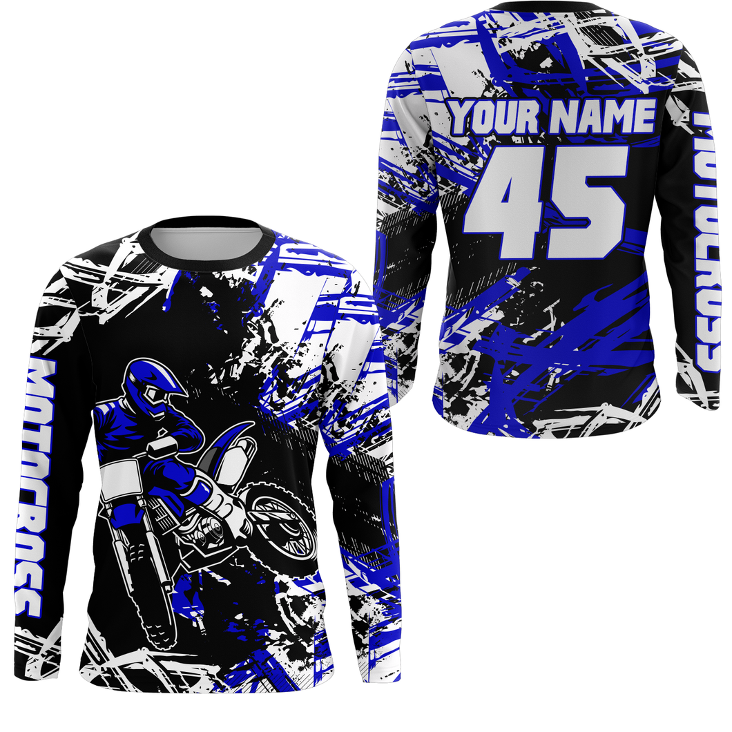 Custom Motocross Jersey Red Dirt Bike Clothes Upf30+ Mens Women Motorcycle Jersey| CTP15