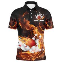 Load image into Gallery viewer, Custom Bowling Jersey Men And Women Custom Bowling Shirts Unisex Polo Bowling Team Shirt CP12