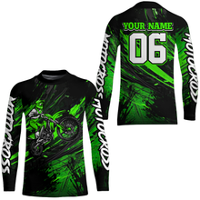 Load image into Gallery viewer, Adult&amp;Kid Custom Motocross Jersey UPF30+ MX Racing Dirt Bike Shirt Men Women| CTP35