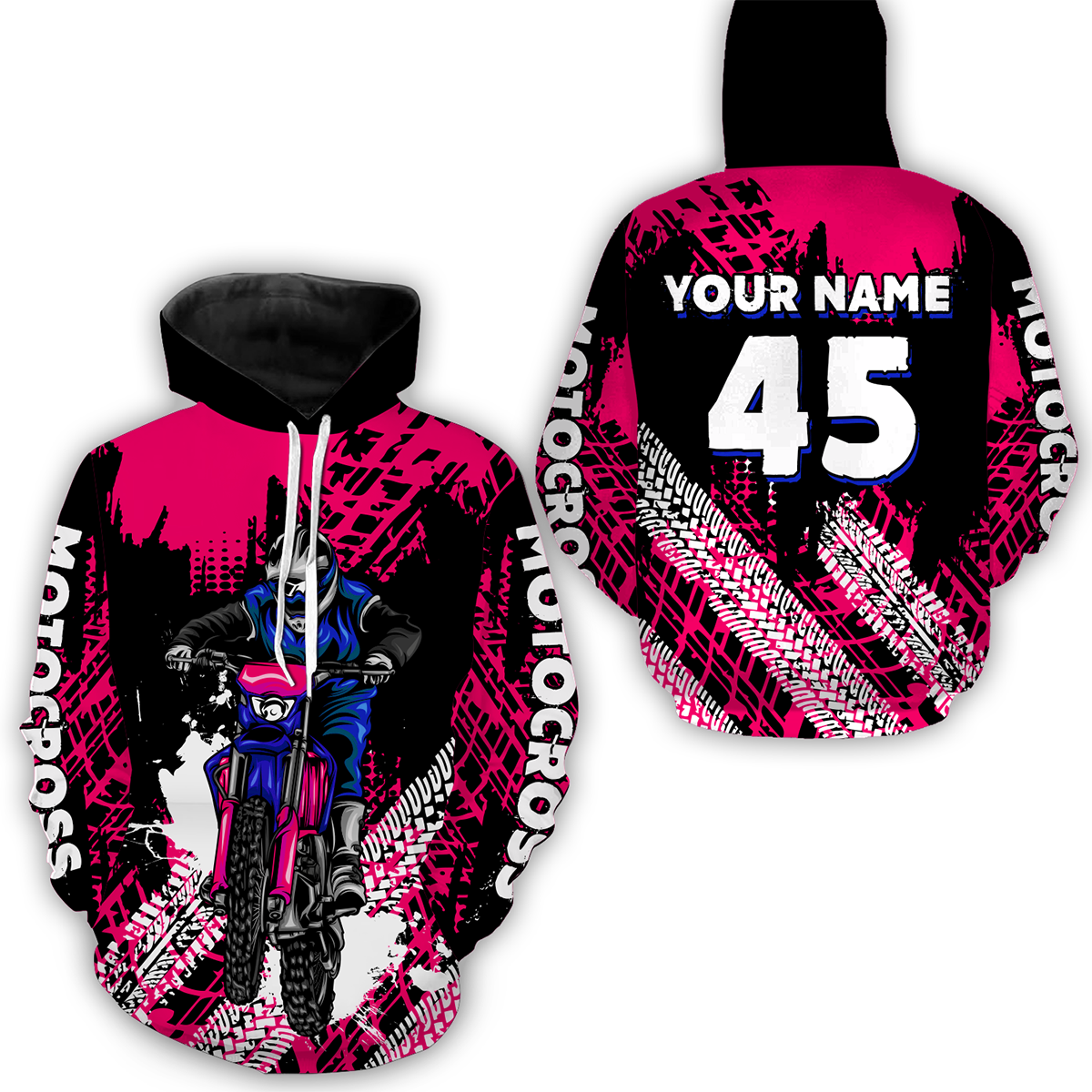 Custom Pink Motocross Jersey for Men Women Upf30+ Dirt Bike Shirt Racing Jersey| CTP102