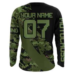 Custom Motocross Jersey for Men Women Upf30+ Camo Dirt Bike Shirt Motorcycle Jersey| CTP72