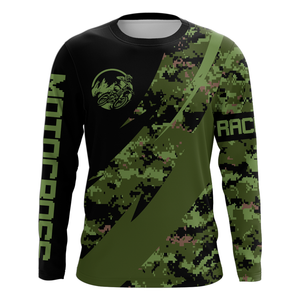 Custom Motocross Jersey for Men Women Upf30+ Camo Dirt Bike Shirt Motorcycle Jersey| CTP72