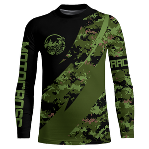Custom Motocross Jersey for Men Women Upf30+ Camo Dirt Bike Shirt Motorcycle Jersey| CTP72
