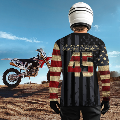 Adult & Kid Custom Motocross Jersey Dirt Bike Shirt Motorcycle Jersey Team Shirt MX Jersey| CTP104
