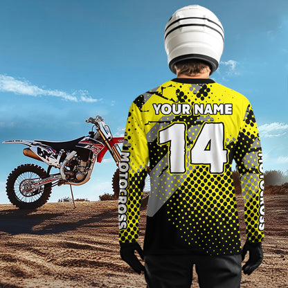 Yellow Eagle Motocross Jersey Custom Dirt Bike Jersey for Men Kid Women Riding Shirt XM363