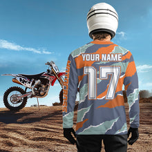 Load image into Gallery viewer, Camo Motocross Racing Jersey Dirt Bike Jersey Men Kid Women Off Road Shirt Long Sleeve XM386