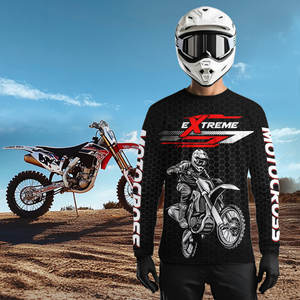 Motocross Jersey Custom Dirt Bike Racing Shirt for Men Kid Woman Upf30+ XM342