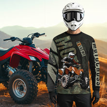 Load image into Gallery viewer, Camo Quad Bike Shirt For Adult&amp;Kids Custom ATV Motocross Jersey Retro Off-Road Extreme Quad Shirts Vintage NHN005