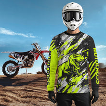 Load image into Gallery viewer, Dinosaur Motocross Racing Jersey Custom Dirt Bike Shirt for Kid Adult Motorcycle Jersey XM391