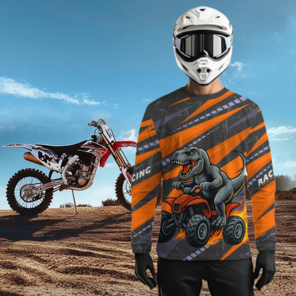 Dinosaur ATV Racing Jersey Custom ATV Riding Shirt Quad Bike ATV Jersey for Kid Adult MX121