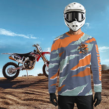 Load image into Gallery viewer, Camo Motocross Racing Jersey Dirt Bike Jersey Men Kid Women Off Road Shirt Long Sleeve XM386