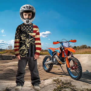 Adult & Kid Custom Motocross Jersey Dirt Bike Shirt Motorcycle Jersey Team Shirt MX Jersey| CTP104