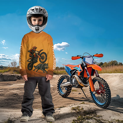 Wolf Racing Custom Motocross Jersey Dirt Bike Shirt for Men Kid Women Moto Shirt XM402