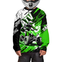 Load image into Gallery viewer, Green Atv Motocross Jersey Custom Off-Road Quad Bike Shirt For Men Women Kid Youth Mx Dirt Bike NHN006