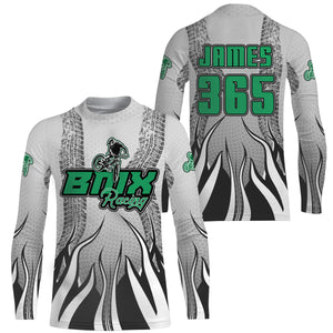 Personalized BMX Racing Jersey UPF30+ Freestyle Riding Shirts Off-road Cycling Adult & Kid Team Racewear| LUT10