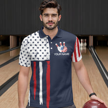 Load image into Gallery viewer, Custom American Bowling Shirt Bowling Jersey for Men Women Team Polo&amp;1/4 Zip MBL59