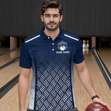 Load image into Gallery viewer, Custom Bowling League Shirts For Men with Name , Personalized Bowling Team Jerseys HNT35