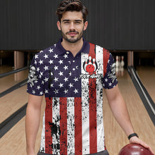 Load image into Gallery viewer, US Patriotic Bowling Shirts Custom American Bowling Jersey for Men Women Team MBL62
