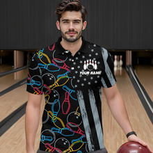 Load image into Gallery viewer, Customize Bowling Shirts for Men Women and Team Bowling Polo &amp; 1/4 Zip Shirt MBL52