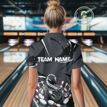 Load image into Gallery viewer, Custom Scorpio Zodiac Bowling Women Bowling Shirt Polo &amp; Quarter-Zip Bowling Team Jerseys HNT59