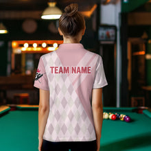 Load image into Gallery viewer, Custom Vintage 8 Ball Billiard Jersey for Women Billiard Team Shirt Billiard Shirt Polo &amp; 1/4 Zip NNT99