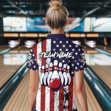 Load image into Gallery viewer, US Patriotic Bowling Shirts Custom American Bowling Jersey for Men Women Team MBL62