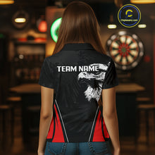 Load image into Gallery viewer, Custom Women&#39;s Darts Jersey Grunge Eagle And Dartboard Design For Darts Team NYN0272