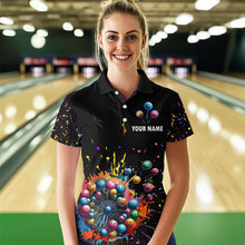 Load image into Gallery viewer, Custom Colorful Dandelion Bowling Shirt Bowling Team Jersey Polo Bowling Performance QZT672