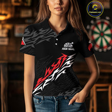 Load image into Gallery viewer, Men&#39;s Custom Dart Shirts With Red - White Streaks And Dartboard, Team Jerseys NYN0250