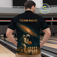 Load image into Gallery viewer, Astronaut Bowling Shirts for Men Women Team Custom Bowling Polo and Quarter Zip MBL152
