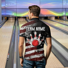 Load image into Gallery viewer, Custom US Eagle Bowling Jersey for Men Bowling Team Shirts Bowling Uniform Polo &amp; 1/4 Zip HNT160