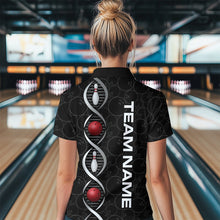 Load image into Gallery viewer, DNA Bowling Shirt Bowling Jersey Women Personalized Bowling League Polo &amp; 1/4 Zip HNT34