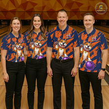 Load image into Gallery viewer, Custom Pitbull Bowling Shirt for Men Bowling Team Jersey Polo &amp; Quarter-Zip QZT1002