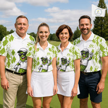 Load image into Gallery viewer, Funny Pickles Mens Golf Polo Shirt, Matching Golf Polo, Argyle Pattern Golf Shirts For Mens NBT611
