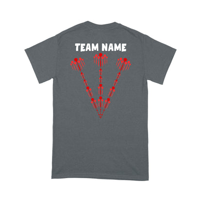 Red Dart Arrows Custom Dart Team Shirts For Men-Women, Darts For Gift NYN0184