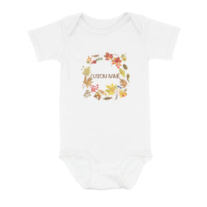Custom Fall Fishing Infant Fishing Shirts, Fall Fishing Baby Onesie Thanksgiving Newborn IPHW7143
