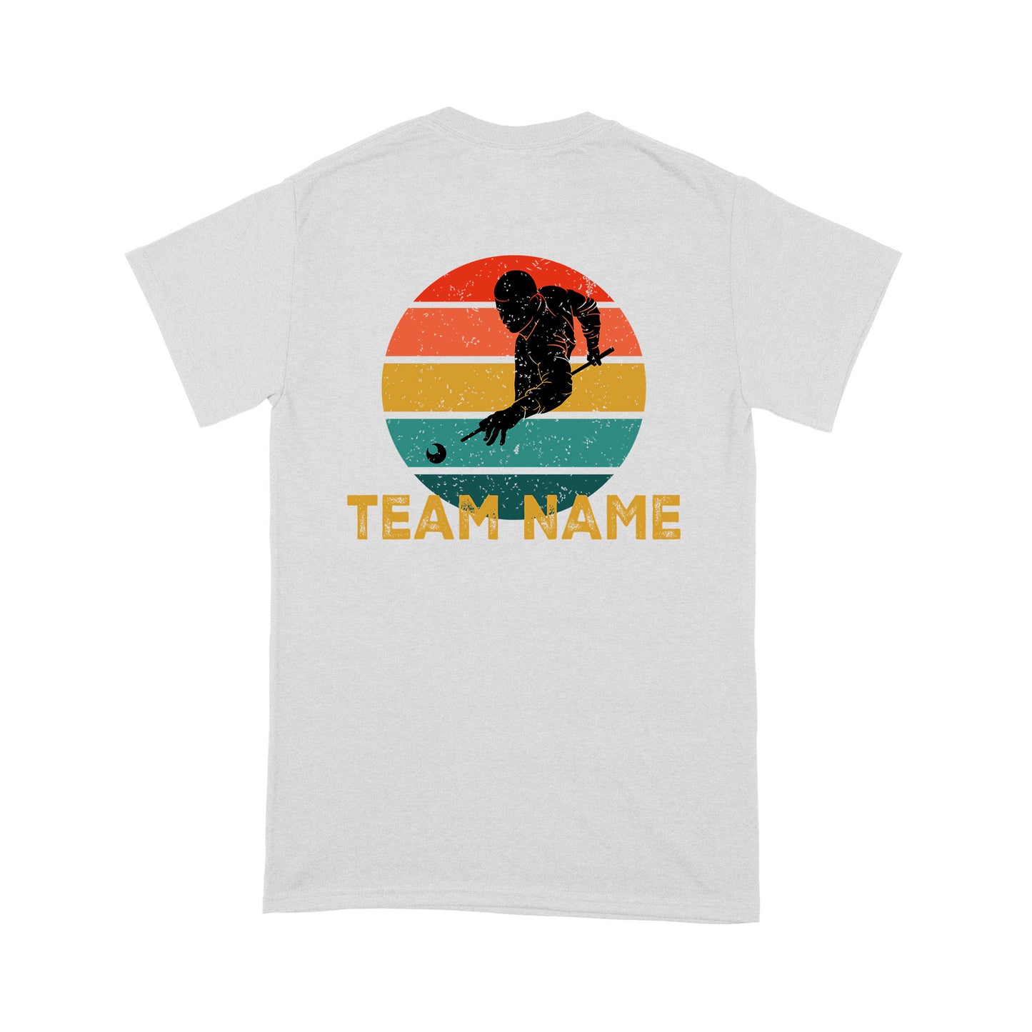 Custom Retro Billiards T-Shirt For Team, Tshirt For Pool Players, Vintage Pool Billiard Shirts TDM3892