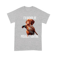 Load image into Gallery viewer, Vizsla Dog Pheasant Hunting T-shirt FSD4587