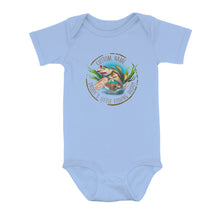 Load image into Gallery viewer, Personalized Largemouth Bass Infant Fishing Shirts, Daddy&#39;s Little Fishing Buddy Bass Baby Onesie NQS8280