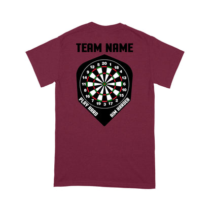 Play Hard Aim Harder Custom Dart Team Shirts For Men And Women, Darts Gift NYN0170