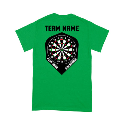 Play Hard Aim Harder Custom Dart Team Shirts For Men And Women, Darts Gift NYN0170