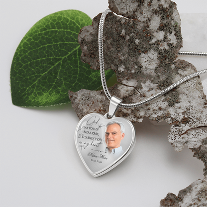 Personalized memory necklace with picture TN01