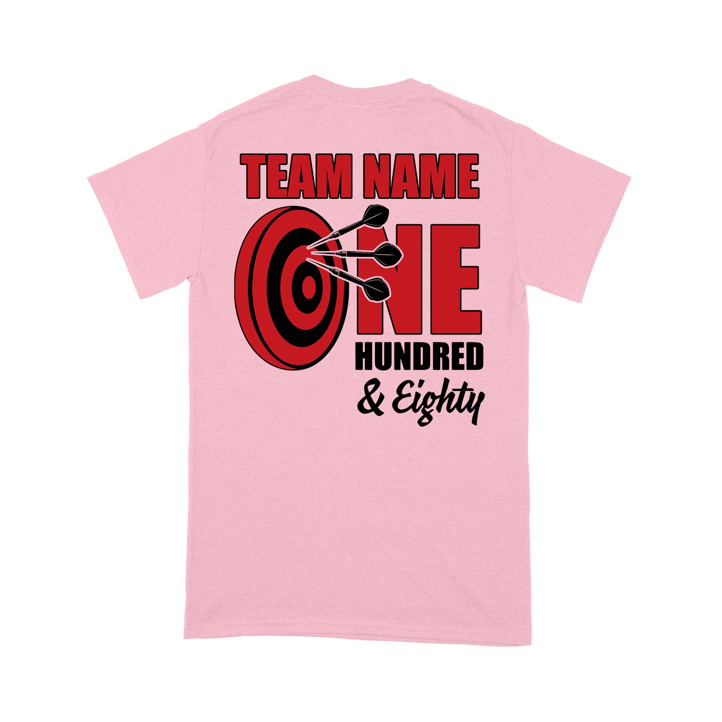 One Hundred & Eighty Custom Dart Team Shirts For Men-Women, Darts For Gift NYN0180