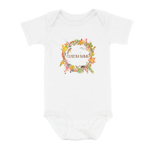 Custom Fall Fishing Infant Fishing Shirts, Fall Fishing Baby Onesie Thanksgiving Newborn IPHW7145