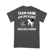 Load image into Gallery viewer, Darts And Horse On Shirt, Custom Darts Team Shirt For Men-Women, Darts For Gift NYN0130