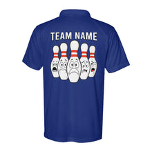 Load image into Gallery viewer, Funny Bowling Pins Performance Polo Shirts, Bowling Team league Jerseys D03 NQS9884