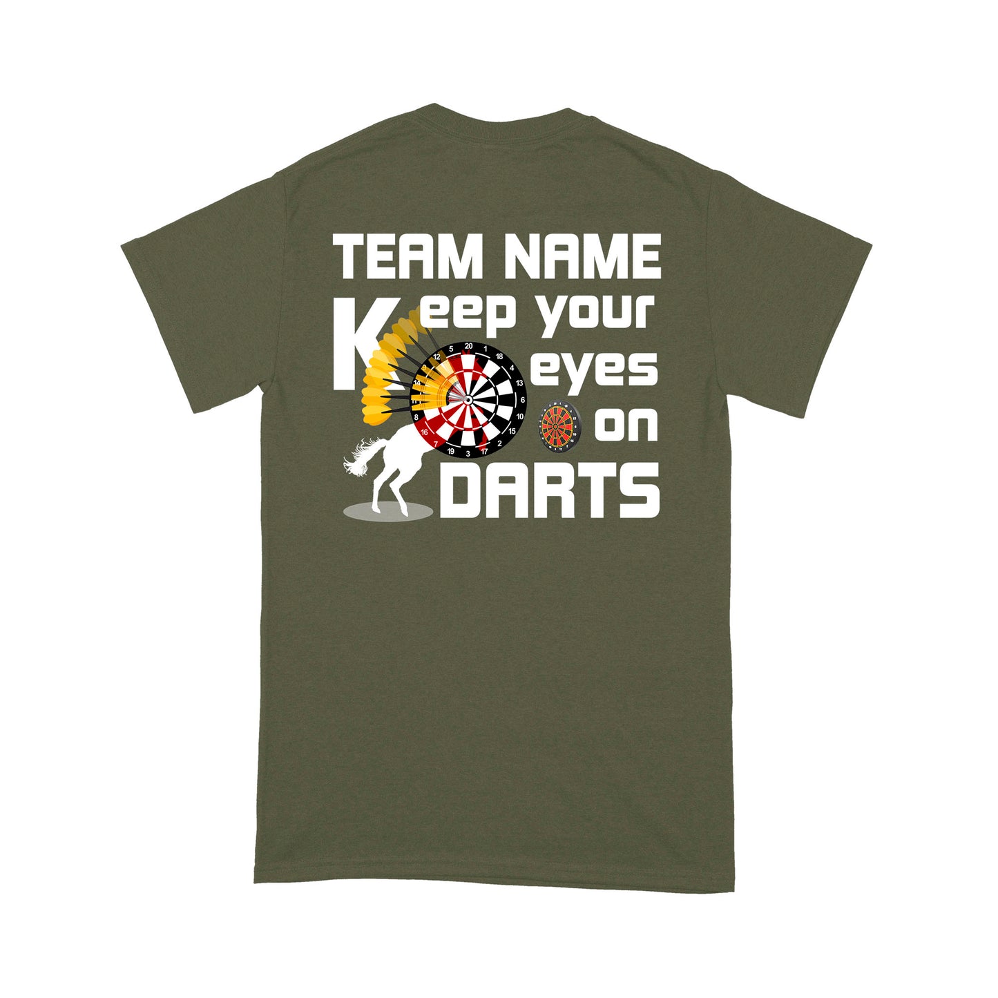 Keep Your Eyes On Darts Custom Funny Darts Shirt For Men-Women, Darts For Gift NYN0129