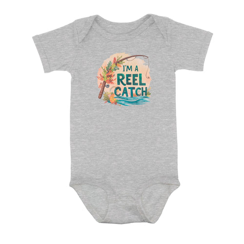 Cute Fall Fishing Infant Fishing Shirt For Newborn Baby, Autumn Baby Bodysuit Fishing Gifts IPHW7137